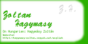 zoltan hagymasy business card